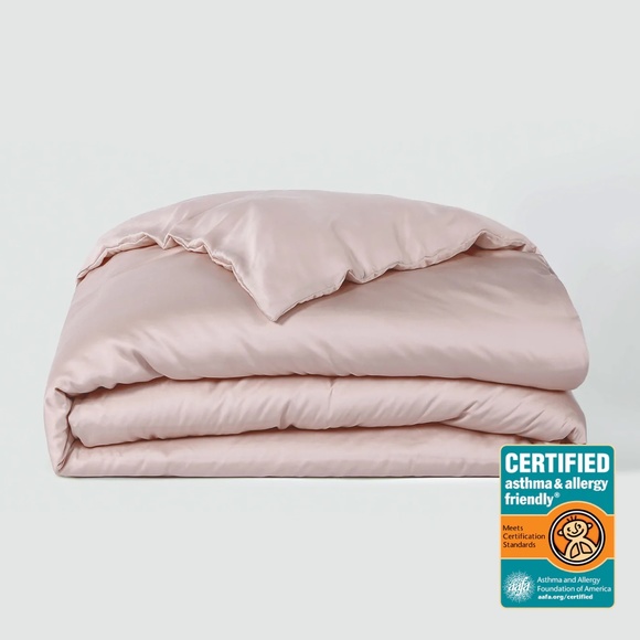 Sijo Bedding New Sijo Eucalyptus Blush Pink Duvet Cover Fullqueen